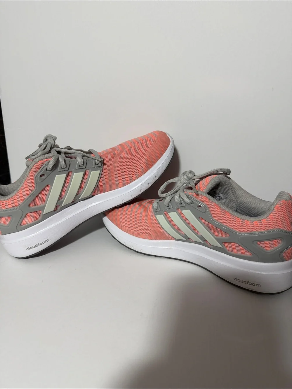 adidas Women’s Coral and Gray Athletic Running Shoes